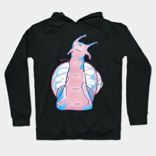 Transgender Pride Snail Hoodie